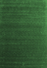 Abstract Emerald Green Contemporary Rug, con1082emgrn