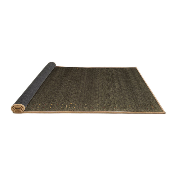 Sideview of Abstract Brown Contemporary Rug, con1082brn