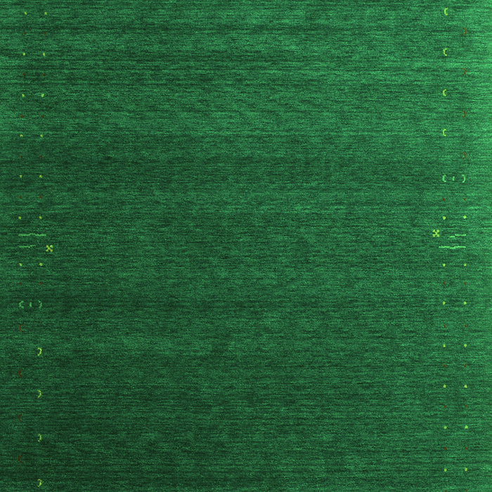 Serging Thickness of Machine Washable Abstract Green Contemporary Area Rugs, wshcon1082grn