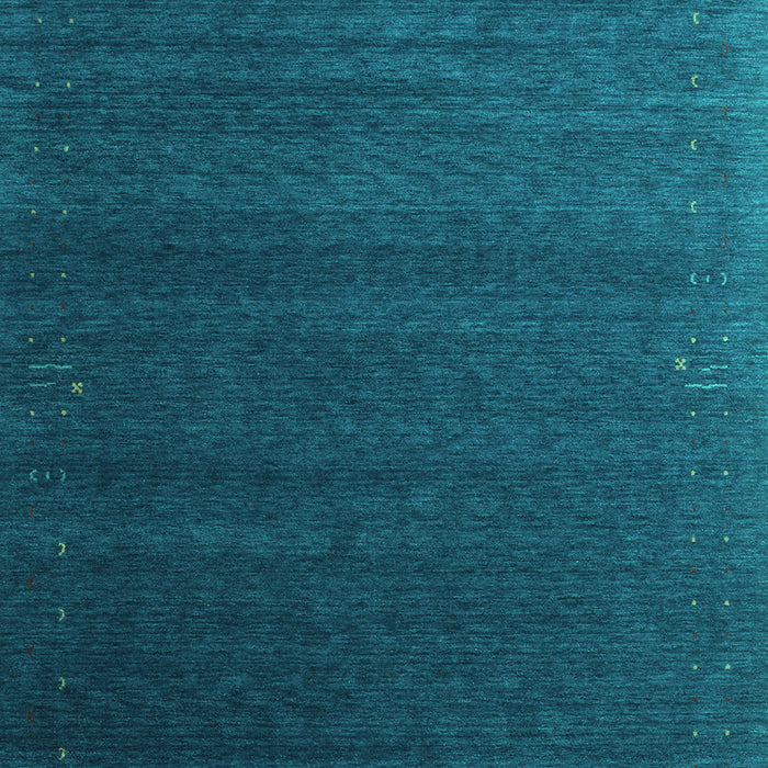 Machine Washable Abstract Turquoise Contemporary Area Rugs, wshcon1082turq