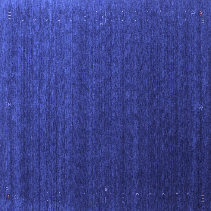 Square Abstract Blue Contemporary Rug, con1082blu