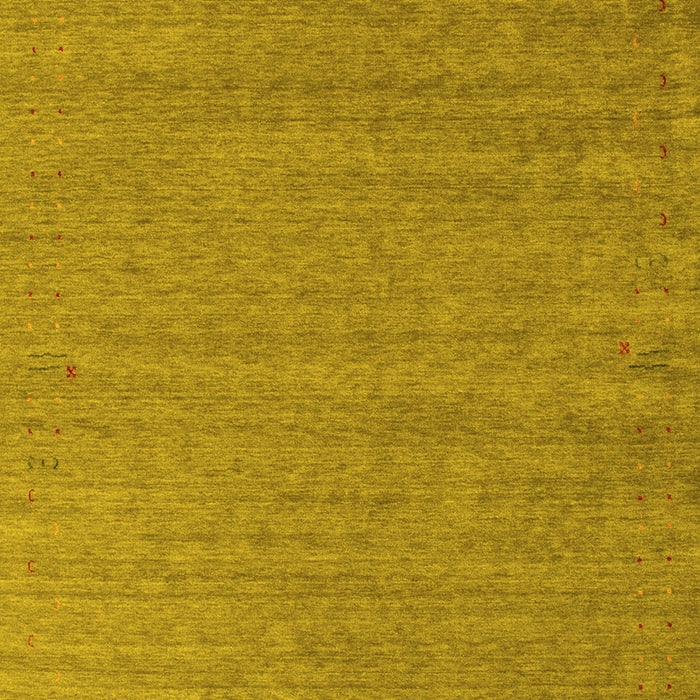 Machine Washable Abstract Yellow Contemporary Rug, wshcon1083yw