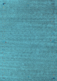 Abstract Light Blue Contemporary Rug, con1083lblu