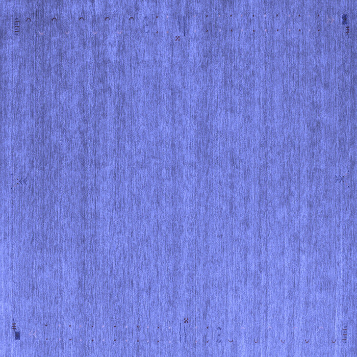 Square Machine Washable Abstract Blue Contemporary Rug, wshcon1083blu