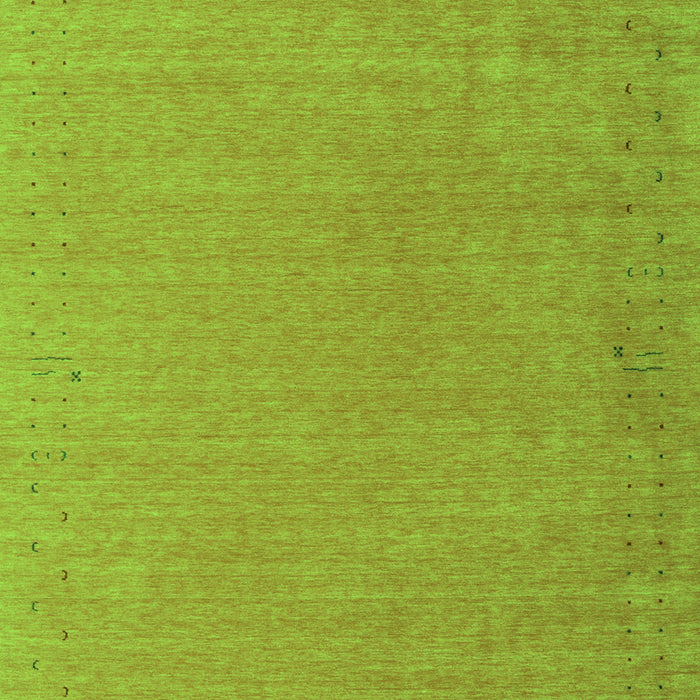 Serging Thickness of Machine Washable Abstract Green Contemporary Area Rugs, wshcon1084grn