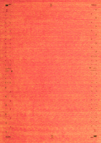 Abstract Orange Contemporary Rug, con1084org