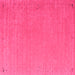 Square Machine Washable Abstract Pink Contemporary Rug, wshcon1084pnk