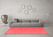 Contemporary Red Washable Rugs