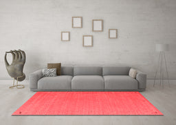 Contemporary Red Washable Rugs