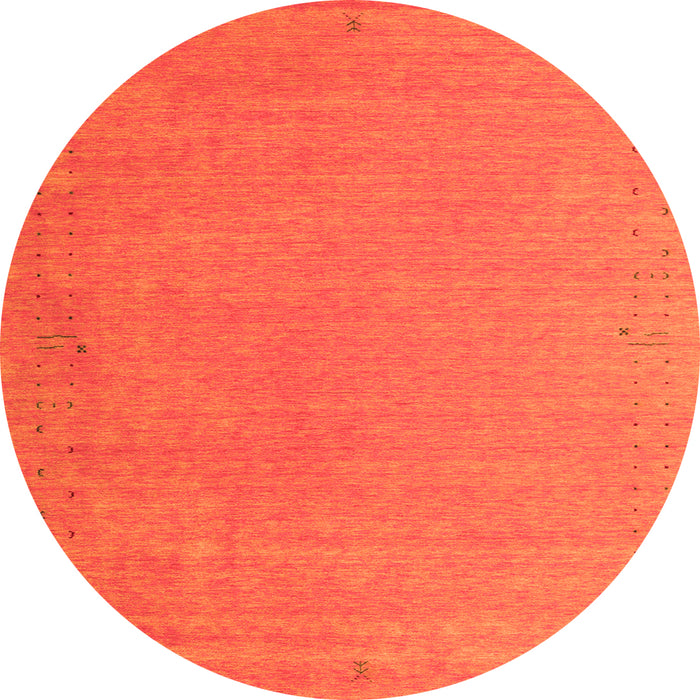 Machine Washable Abstract Orange Contemporary Area Rugs, wshcon1084org