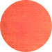 Machine Washable Abstract Orange Contemporary Area Rugs, wshcon1084org