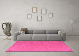 Machine Washable Abstract Purple Contemporary Area Rugs in a Living Room, wshcon1084pur