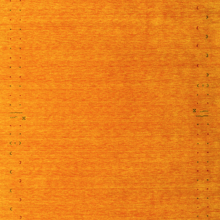 Abstract Yellow Contemporary Rug, con1084yw