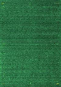 Abstract Green Contemporary Rug, con1085grn