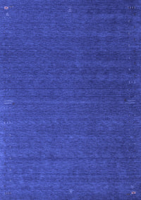 Abstract Blue Contemporary Rug, con1085blu