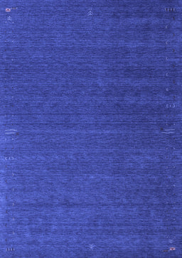 Abstract Blue Contemporary Rug, con1085blu