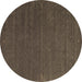 Round Machine Washable Abstract Brown Contemporary Rug, wshcon1085brn
