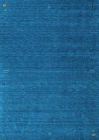 Abstract Light Blue Contemporary Rug, con1085lblu