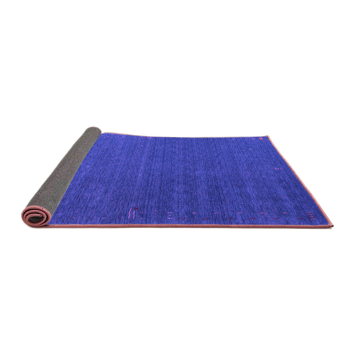 Sideview of Abstract Purple Contemporary Rug, con1085pur