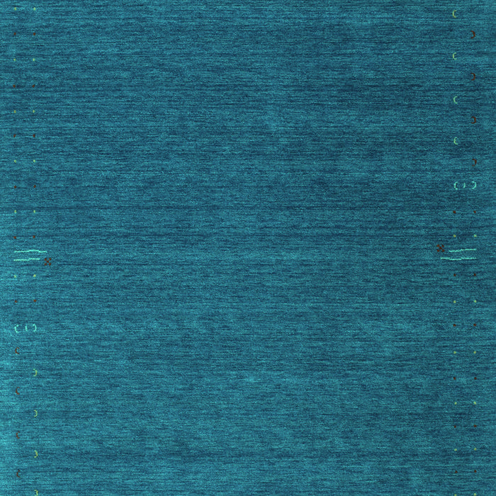 Machine Washable Abstract Turquoise Contemporary Area Rugs, wshcon1085turq