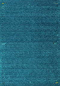 Abstract Turquoise Contemporary Rug, con1085turq