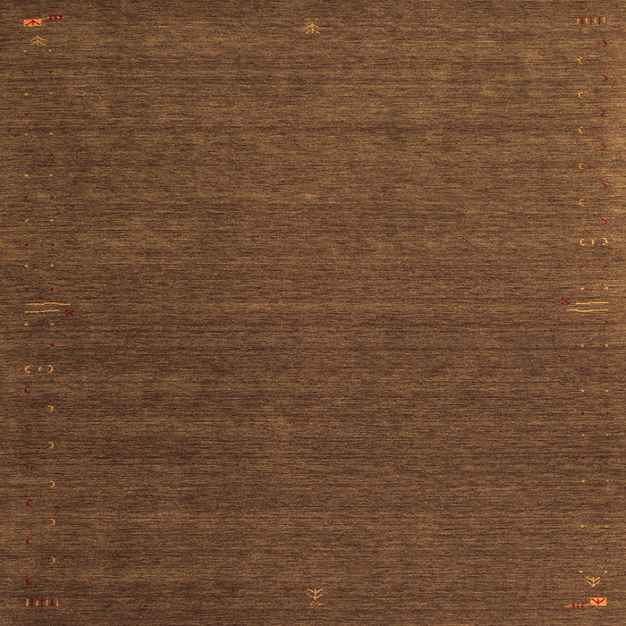 Serging Thickness of Abstract Orange Contemporary Rug, con1085org