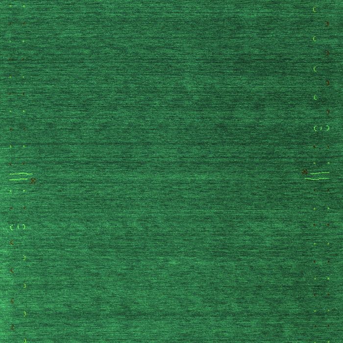 Serging Thickness of Machine Washable Abstract Green Contemporary Area Rugs, wshcon1085grn