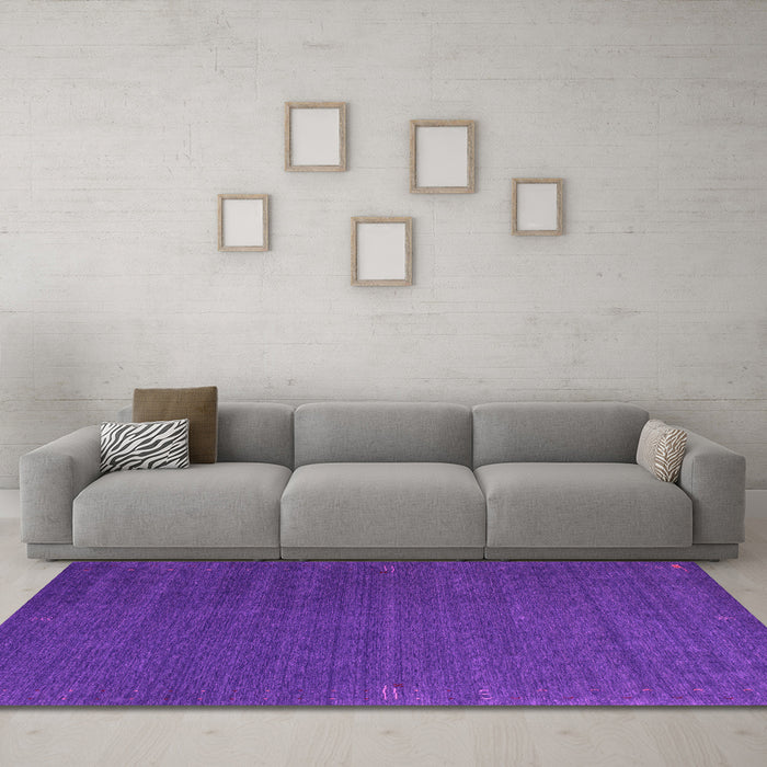 Machine Washable Abstract Pink Contemporary Rug in a Living Room, wshcon1085pnk