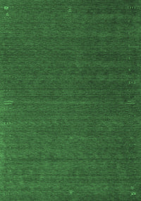 Abstract Emerald Green Contemporary Rug, con1085emgrn