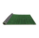 Sideview of Abstract Emerald Green Contemporary Rug, con1085emgrn