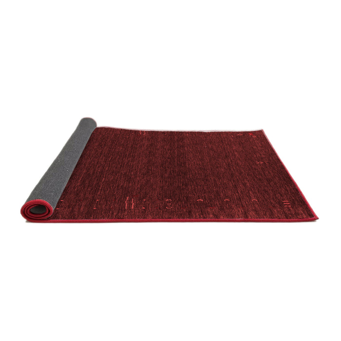 Abstract Red Contemporary Area Rugs