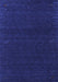 Abstract Blue Contemporary Rug, con1086blu