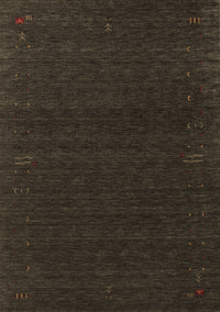 Abstract Brown Contemporary Rug, con1086brn