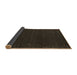 Sideview of Abstract Brown Contemporary Rug, con1086brn