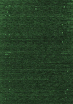 Abstract Emerald Green Contemporary Rug, con1086emgrn