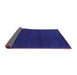 Sideview of Abstract Purple Contemporary Rug, con1086pur