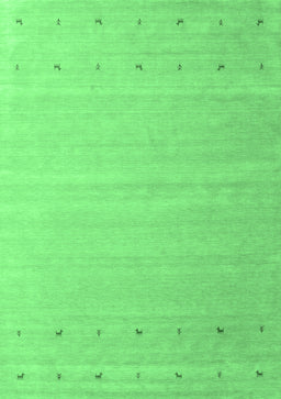 Abstract Emerald Green Contemporary Rug, con1087emgrn