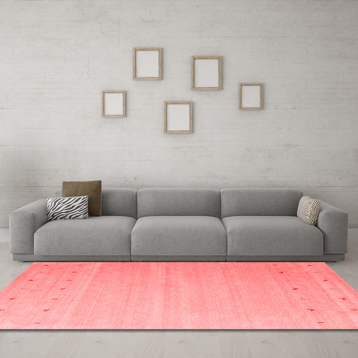 Contemporary Red Washable Rugs