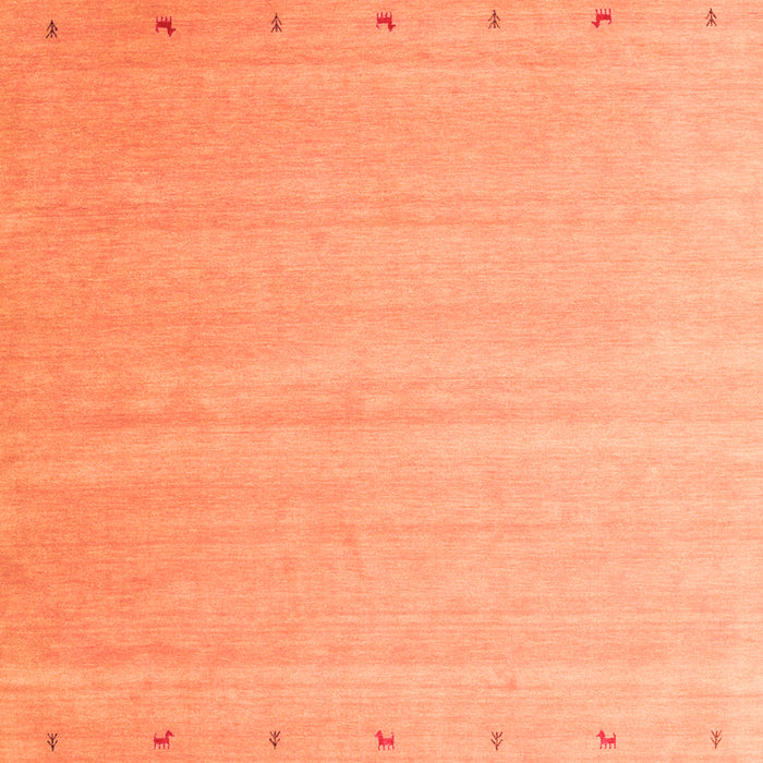 Abstract Orange Contemporary Rug, con1087org