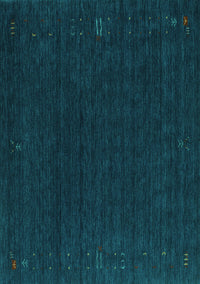 Abstract Turquoise Contemporary Rug, con1088turq