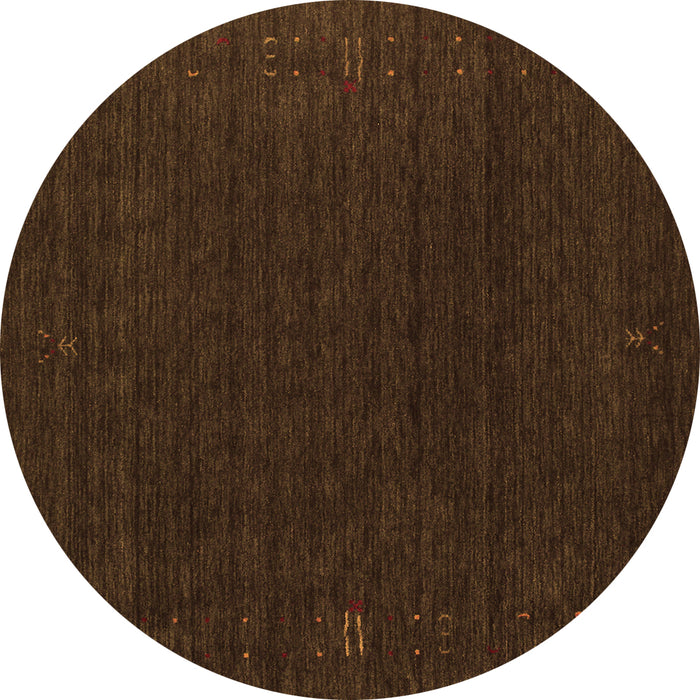 Square Abstract Orange Contemporary Rug, con1088org