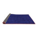 Sideview of Abstract Purple Contemporary Rug, con1088pur