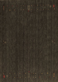 Abstract Brown Contemporary Rug, con1088brn