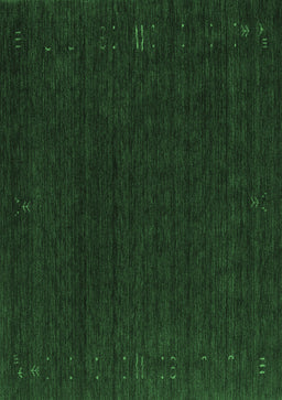 Abstract Emerald Green Contemporary Rug, con1088emgrn