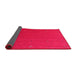 Thickness of Contemporary Pink Modern Rug, con1089