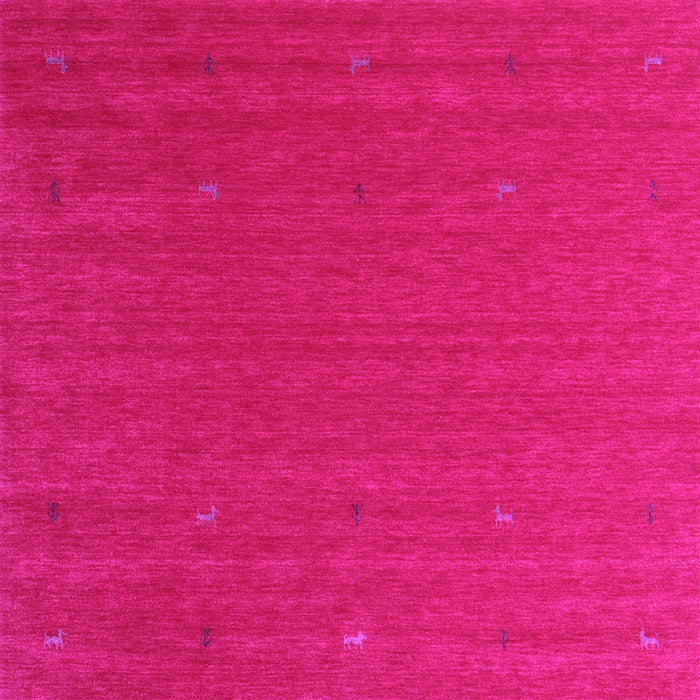 Square Abstract Pink Contemporary Rug, con1089pnk