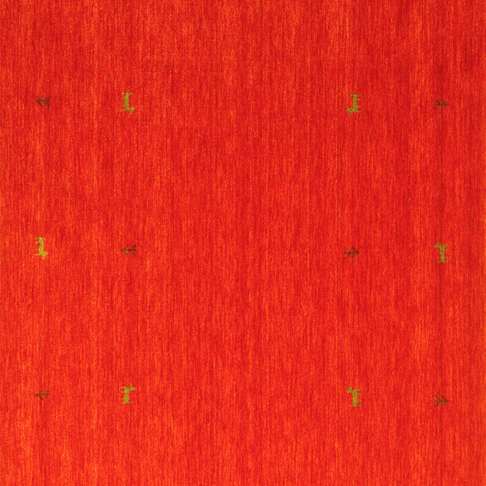 Abstract Yellow Contemporary Rug, con1089yw