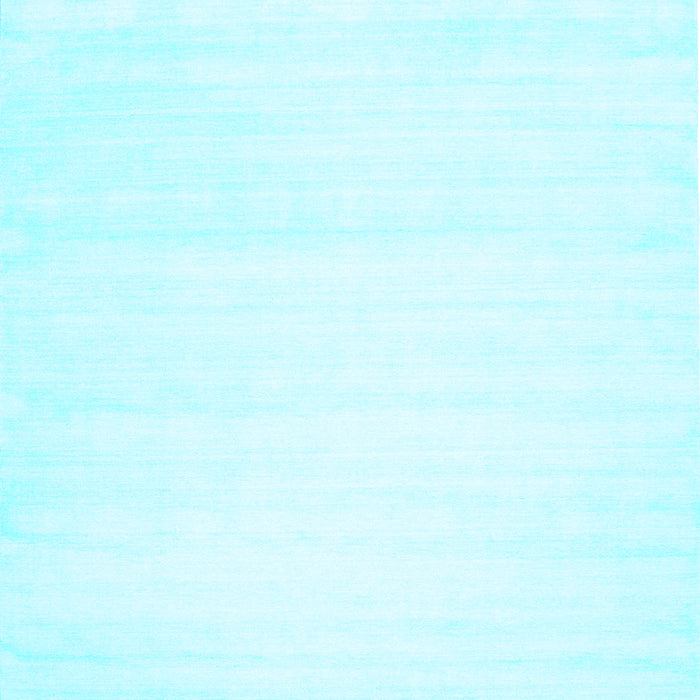 Machine Washable Solid Light Blue Modern Rug, wshcon108lblu