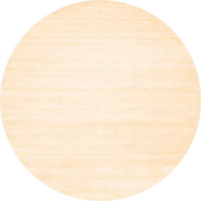 Square Solid Orange Modern Rug, con108org
