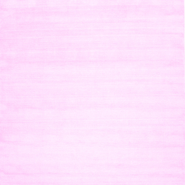 Machine Washable Solid Pink Modern Rug, wshcon108pnk